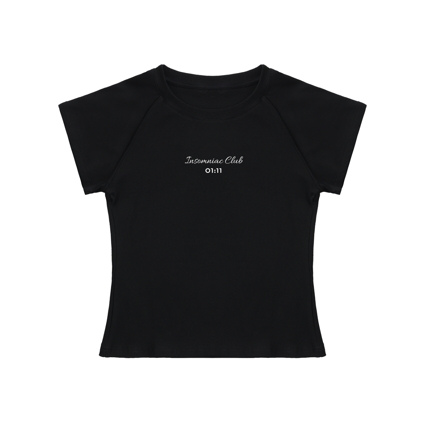"Insomniac Club" Crop Top